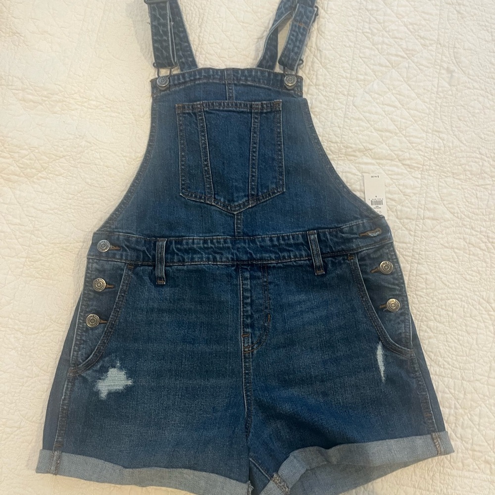 Old Navy Blue Denim women's overalls